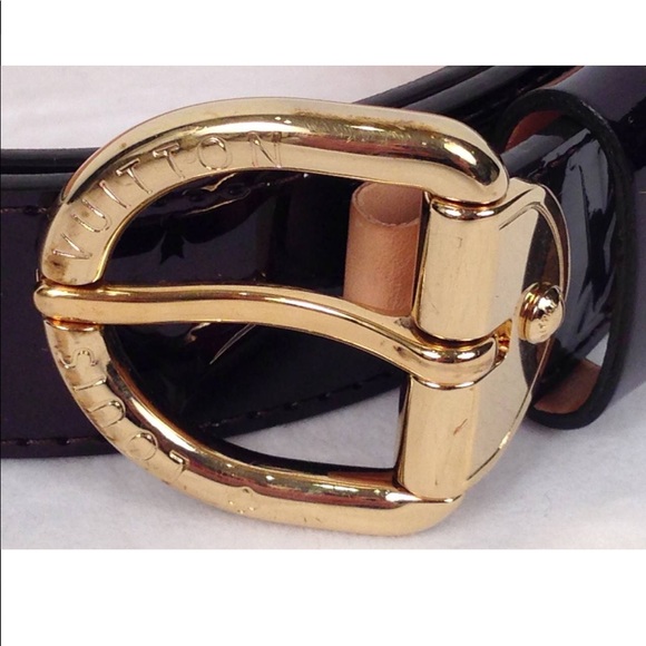 Louis Vuitton Amarente Vernis belt size 90 - Picture 2 of 4